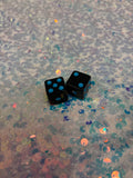 Blue on Black Dice