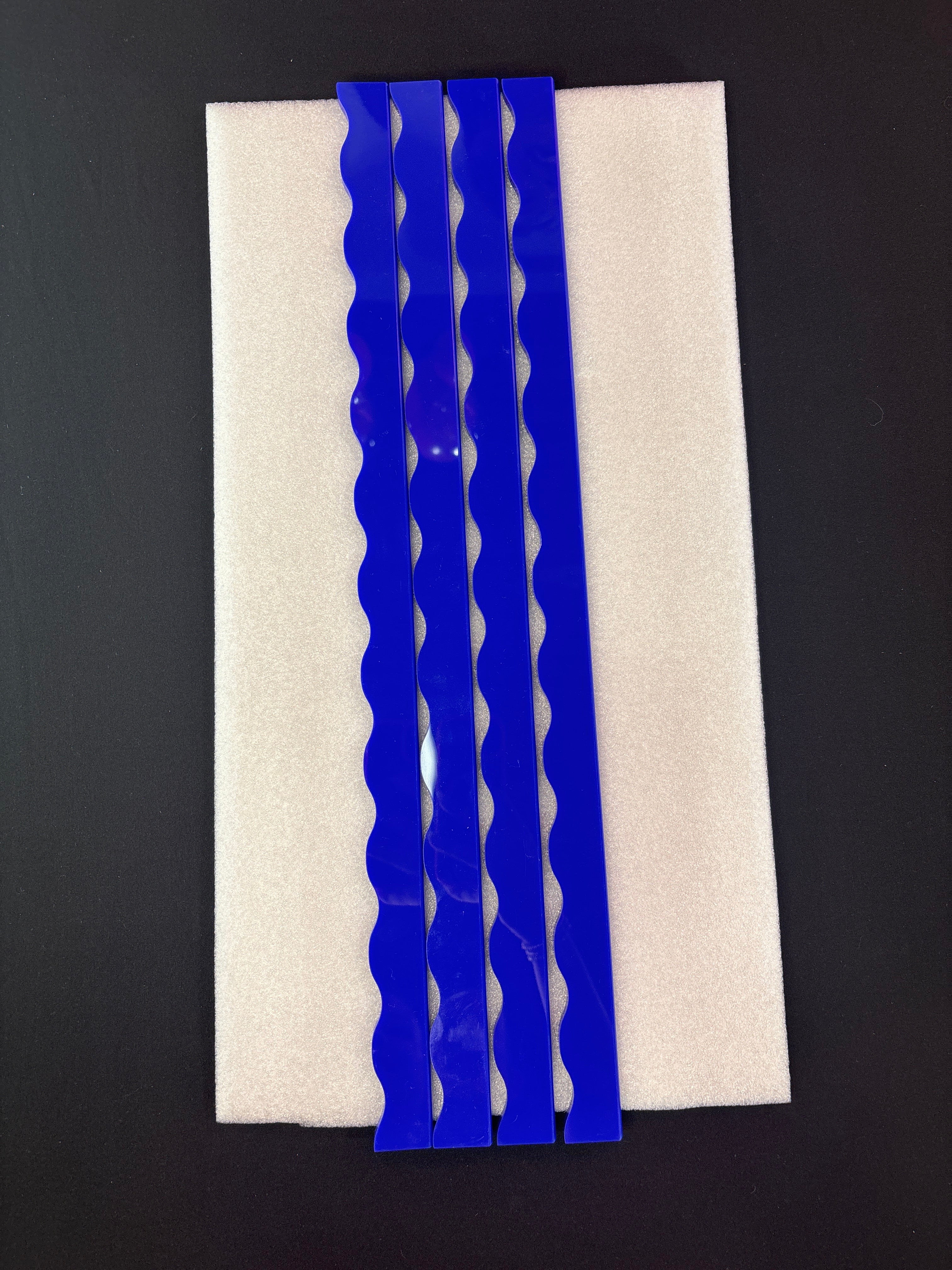 My Fair Mahjong Indigo Blue Solid Pushers