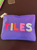 Purple Mahjong Bag