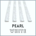 My Fair Mahjong MAHJONG RACK PUSHER ADD ON-MAGNETIC | Premium Acrylic Set(4): Scalloped Pearl White