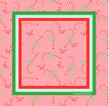 A Beautiful Line Candy Cane Christmas Mat