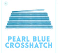 My Fair Mahjong MAHJONG RACKS | Premium Acrylic | 4 Racks + 4 Pushers:  Pearl Blue Crosshatch