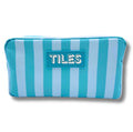 My Fair Mahjong Green and Blue Stripe Tile Bag