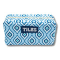 My Fair Mahjong Blue IKAT Tile Bag