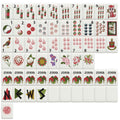 Mahjong Sisterhood Alpha Chi Omega Bid Day Bundle - Mahjong Tiles, Mat, and Shufflers