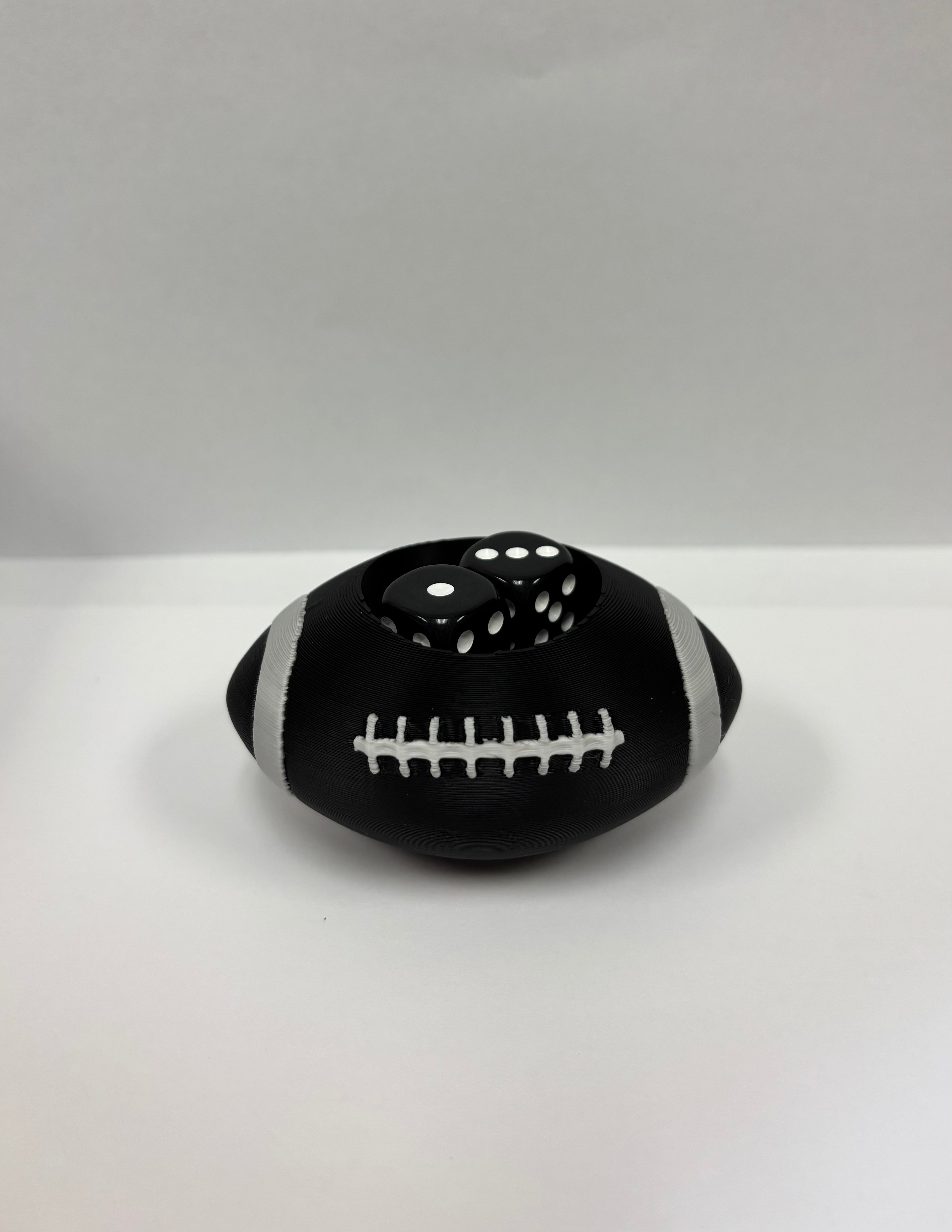 Football Dice Dish w/Dice