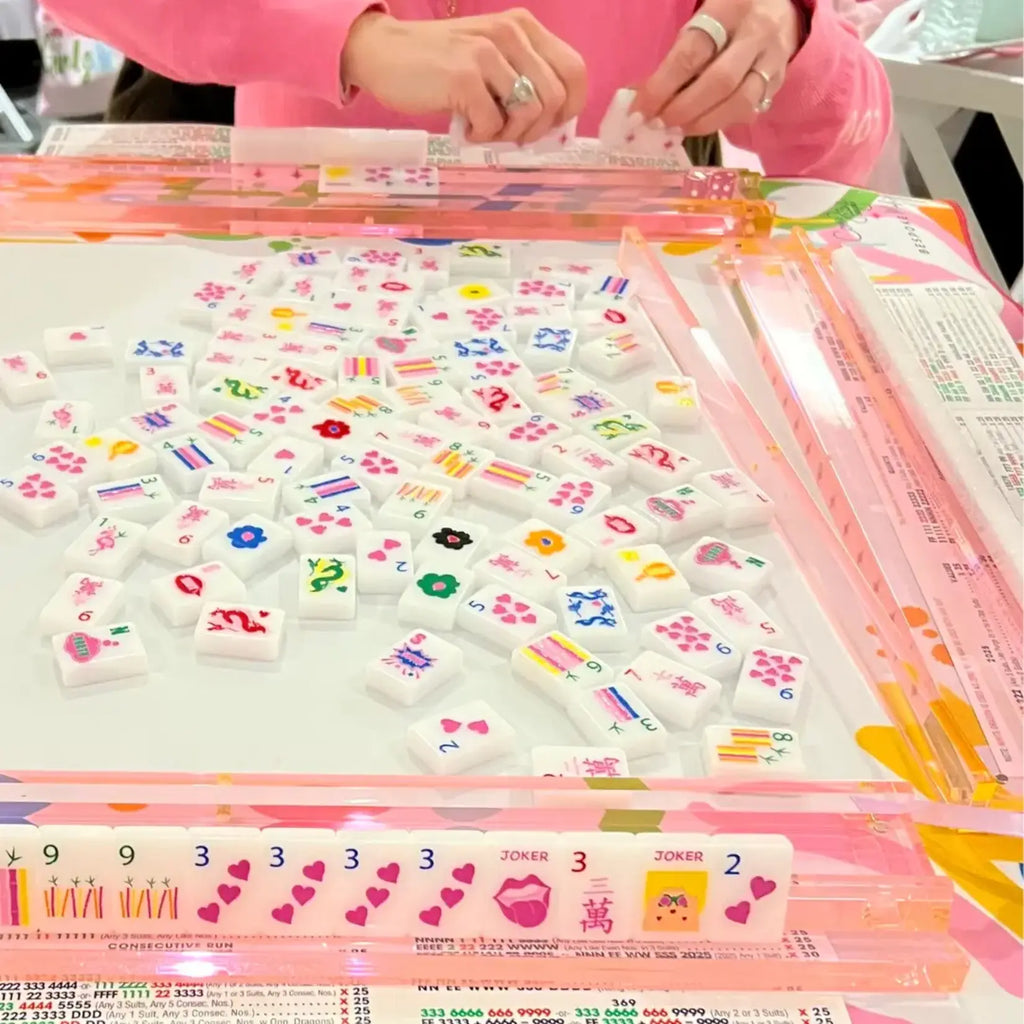 Bespoke Mahjong The Ultimate Racks - Highlighter Pink