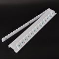 Middle and Main Milk Glass White Scallop Racks 20” (set of 4)