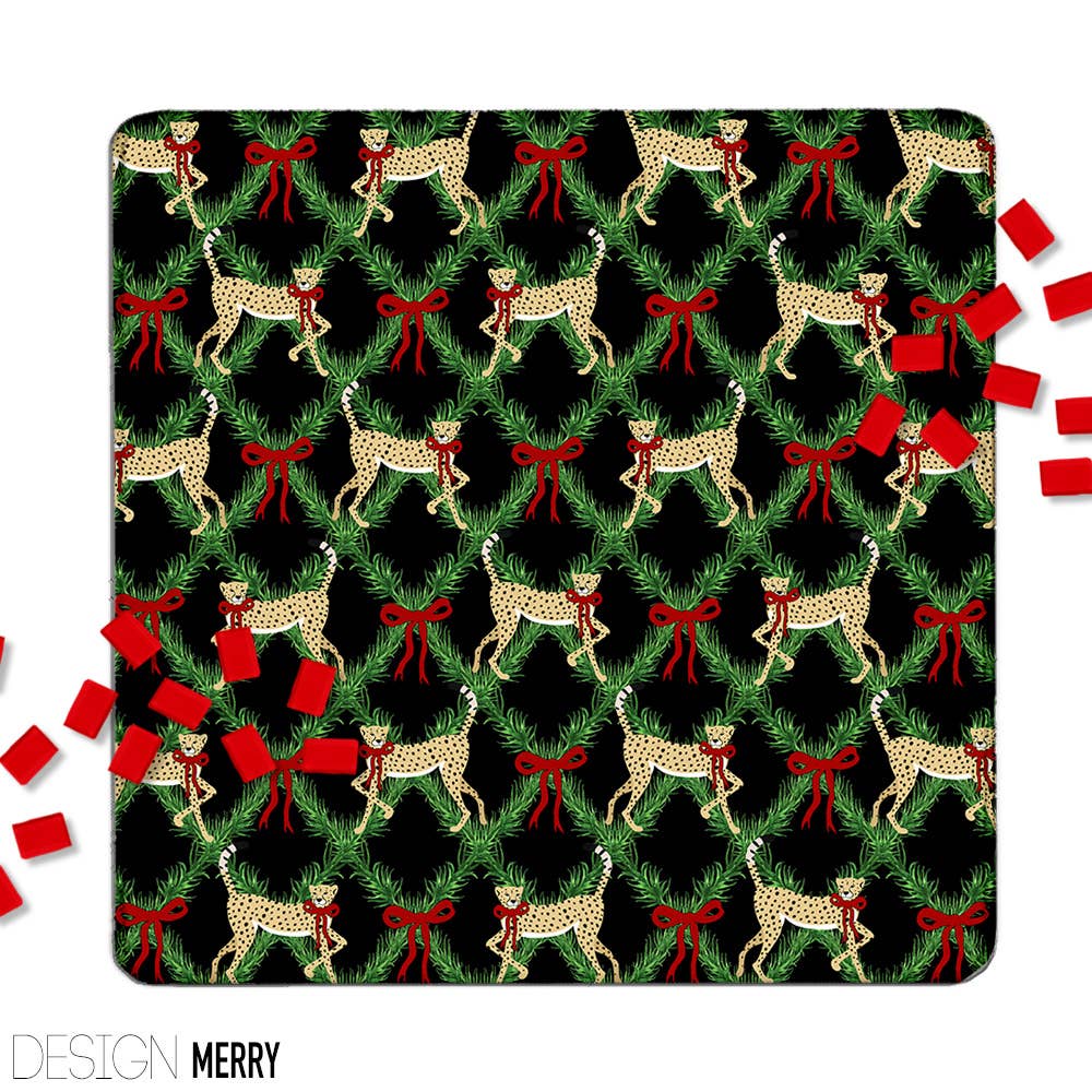 Mahjong Mat 31", Neoprene, Holiday, Christmas, Winter : Joy / Neoprene without bag