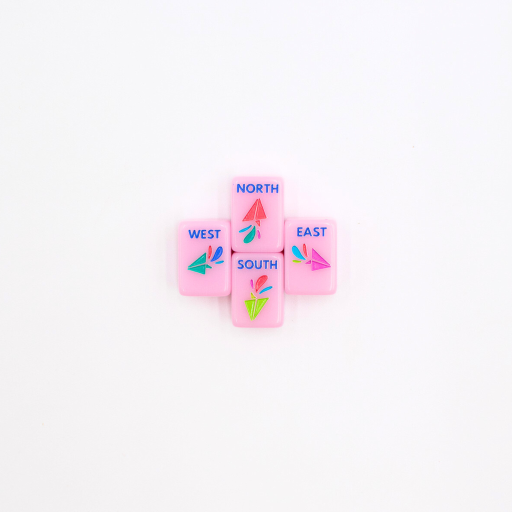 My Fair Mahjong MINI TRAVEL MAHJONG  |  Mini Anywhere Series  |  Pink  CLEARANCE - MUST GO!!!