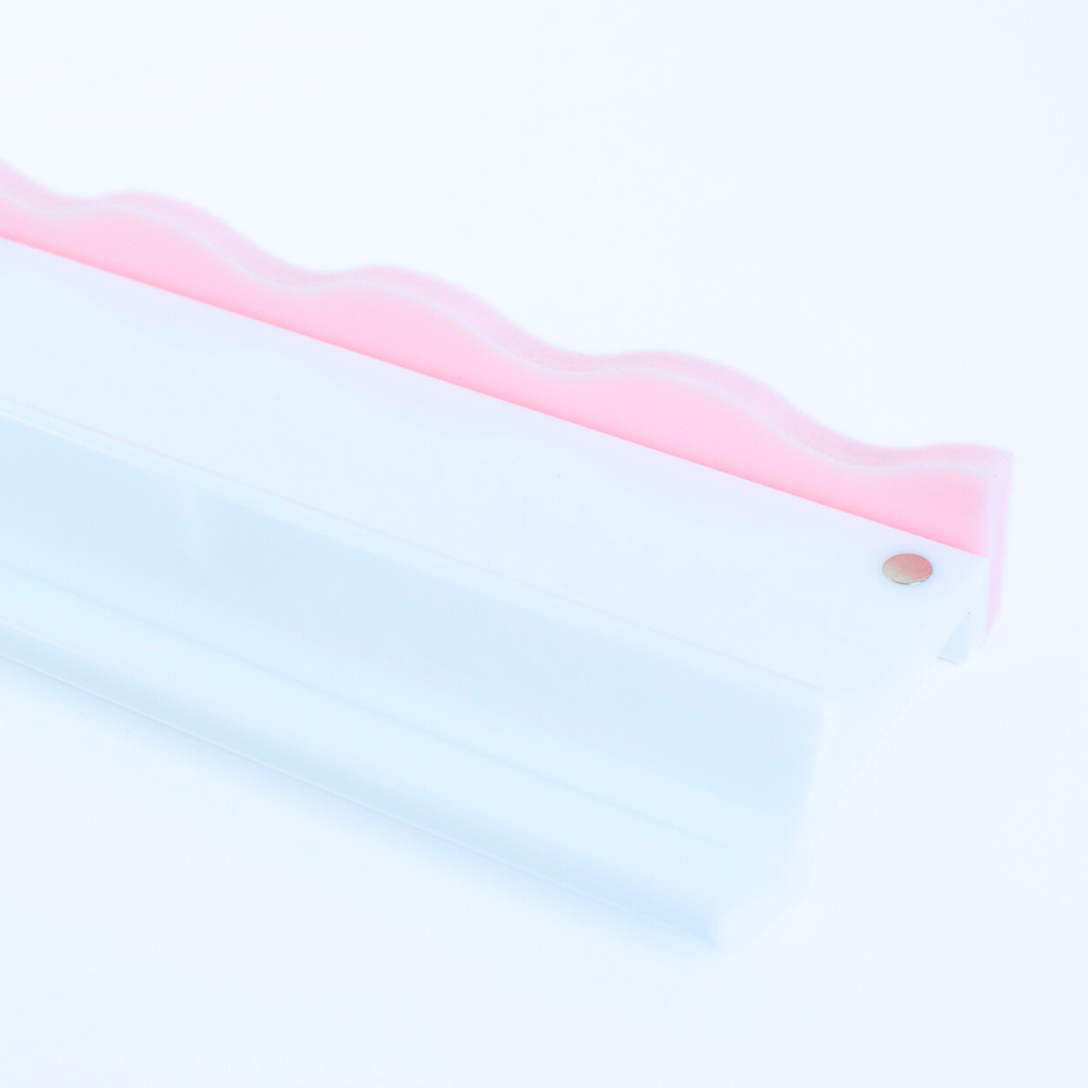 My Fair Mahjong MAHJONG RACK PUSHER ADD ON-MAGNETIC | Premium Acrylic Set(4): Confetti-Wavy-Green