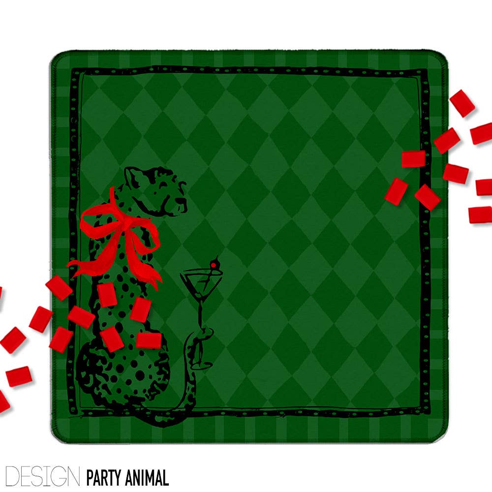Mahjong Mat 31", Neoprene, Holiday, Christmas, Winter : Joy / Neoprene without bag