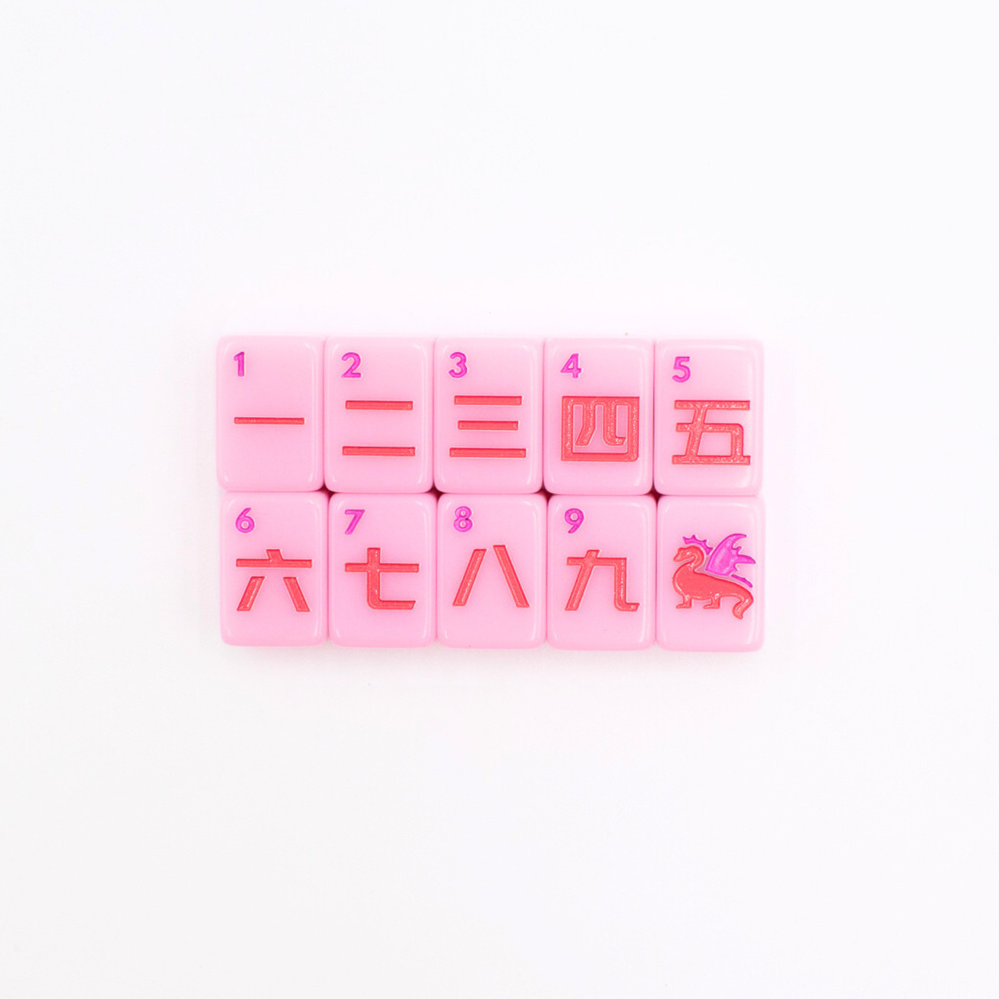My Fair Mahjong MINI TRAVEL MAHJONG  |  Mini Anywhere Series  |  Pink  CLEARANCE - MUST GO!!!