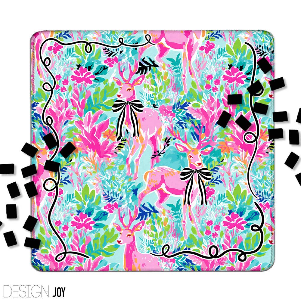 Mahjong Mat 31", Neoprene, Holiday, Christmas, Winter : Joy / Neoprene without bag