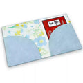 Leather NMJL Card Portfolio: Light Blue
