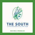 The South: A Fun Mahjong Playing Card (Set of 4)