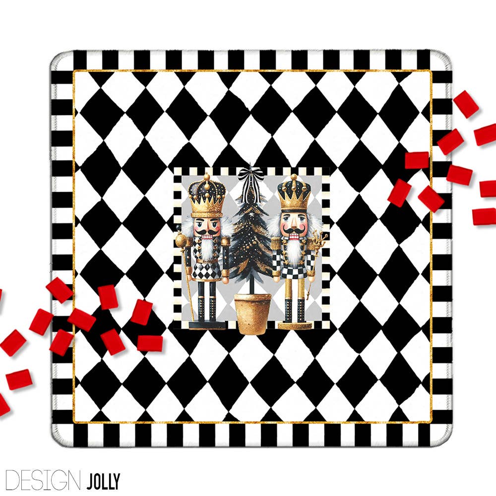 Mahjong Mat 31", Neoprene, Holiday, Christmas, Winter : Joy / Neoprene without bag