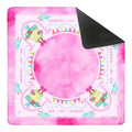 A Mahjong Soirée Mat – Pink Celebration Party [Non-Neoprene]: 31.5" x 31.5"