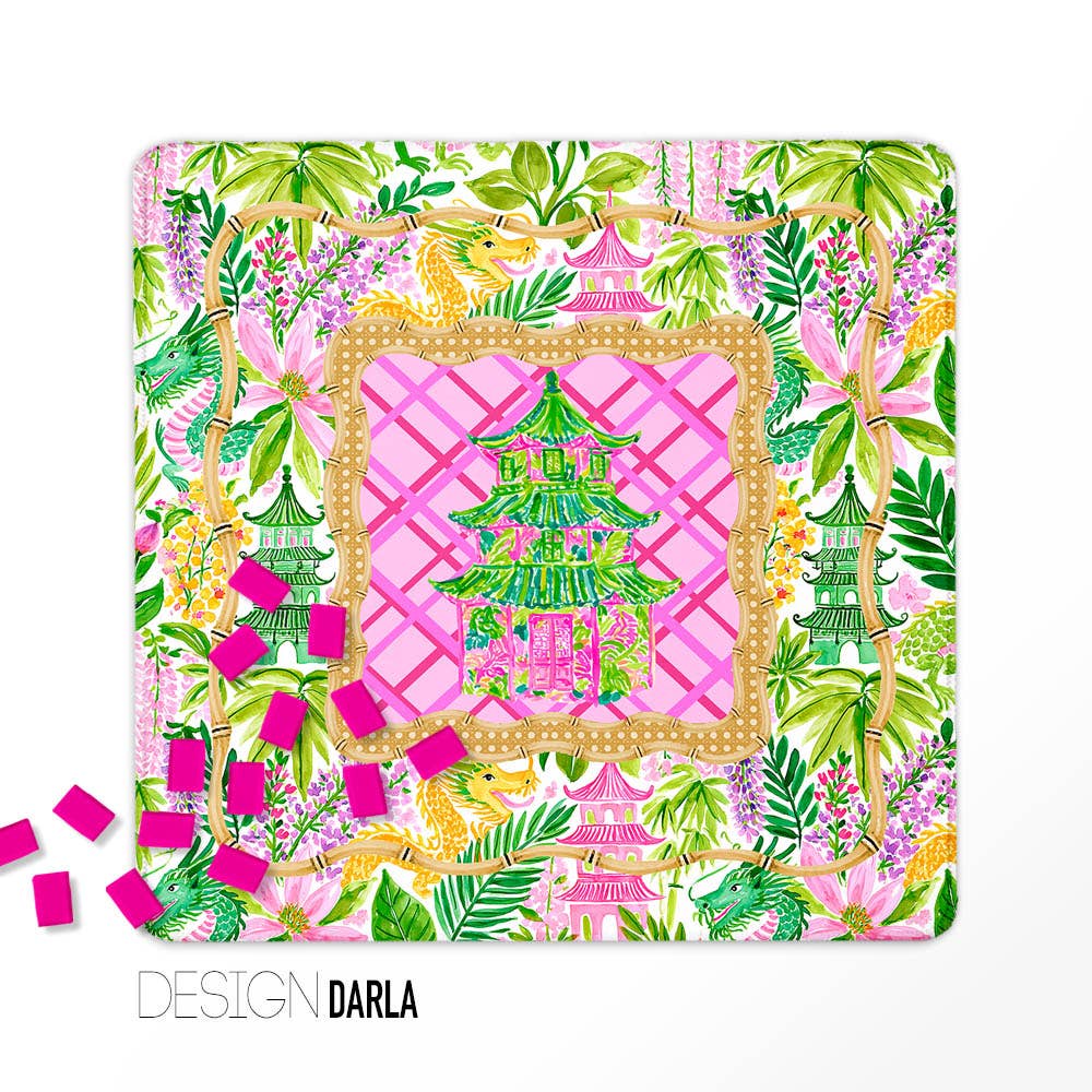 Mahjong Mat, Neoprene, Summer Collection: Darla / Neoprene without bag