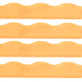 MAHJONG RACK PUSHER ADD ON-MAGNETIC | Premium Acrylic Set(4): Transparent-Wavy-Apricot