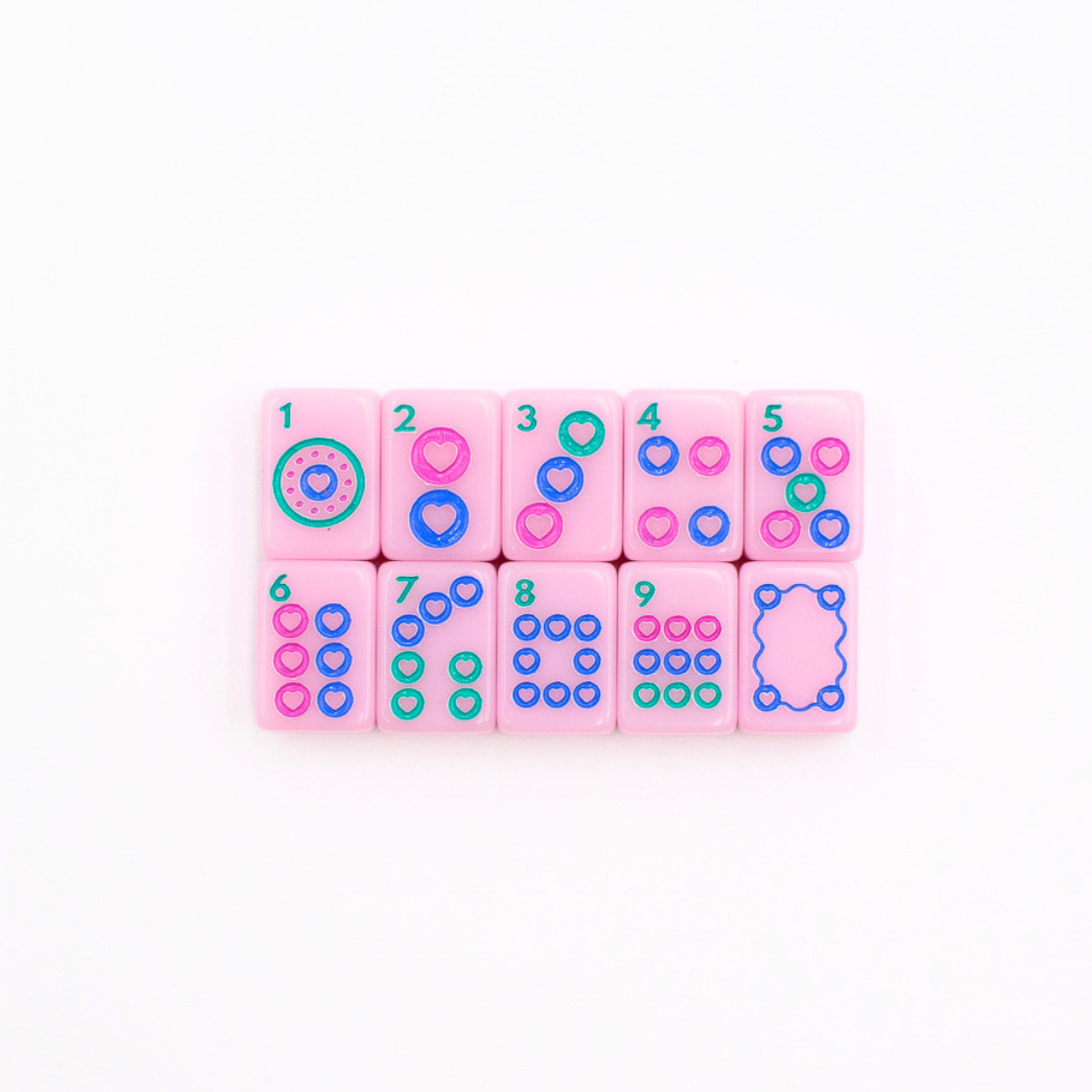 My Fair Mahjong MINI TRAVEL MAHJONG  |  Mini Anywhere Series  |  Pink  CLEARANCE - MUST GO!!!