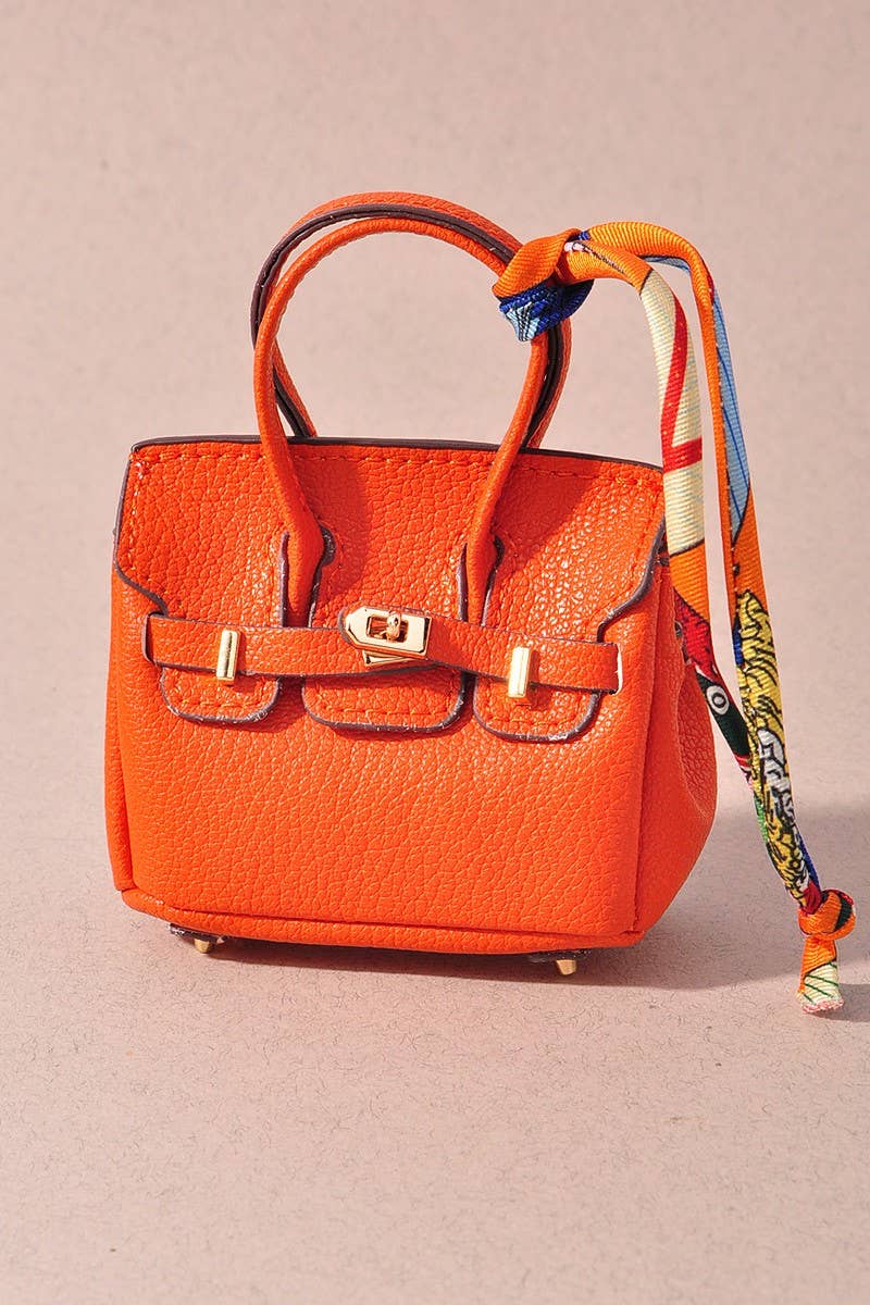 MINI BIRKIN PURSE KEYCHAIN  : Yellow
