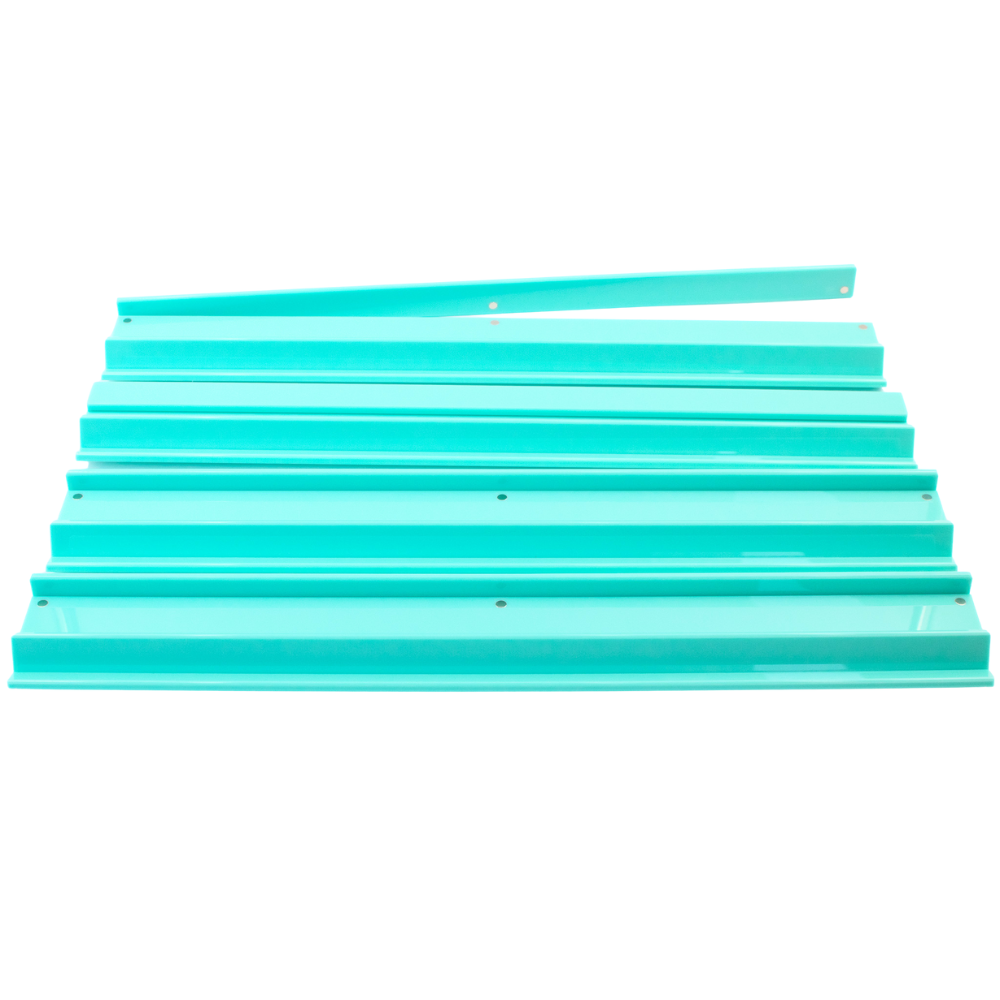 My Fair Mahjong MAHJONG RACKS | Premium Acrylic | 4 Racks + 4 Pushers: Solid White