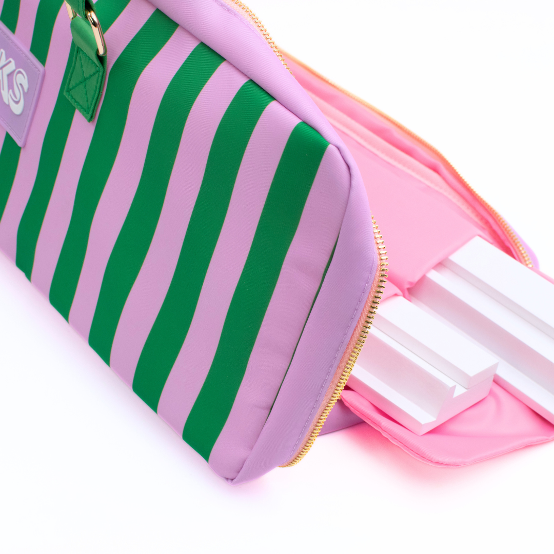 My Fair Mahjong Mahjong Rack Bag  |  Fits 20" Racks: Geometric- Pink Rack Bag