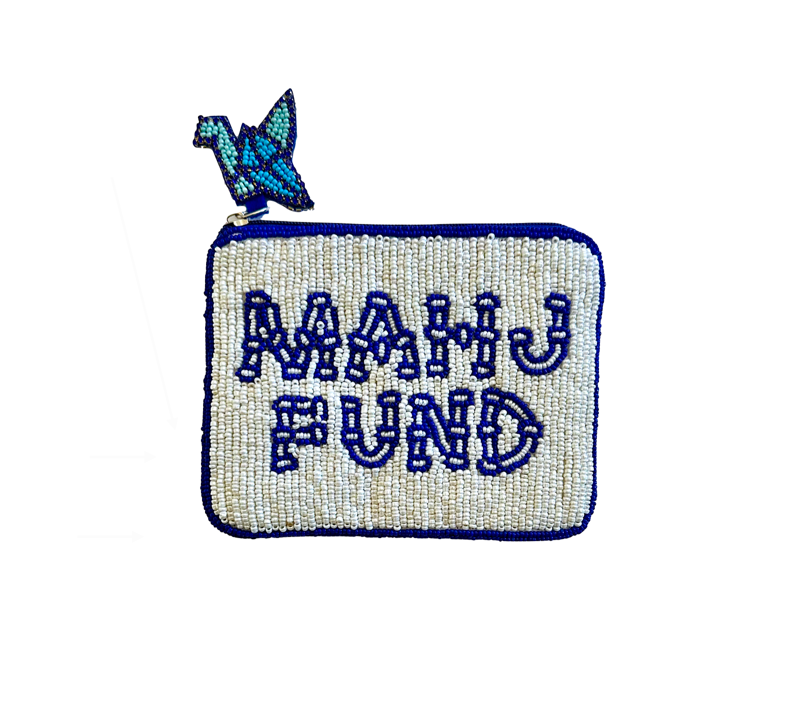 Mahjong Coin Purse, Mahj Fund Origami Paper Bird Charm