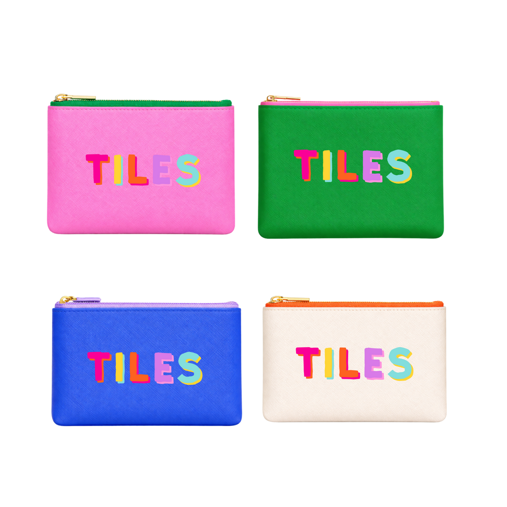 Mahjong Tile Storage Bag Mahjong Gift | 4 Colors *NEW: Pink