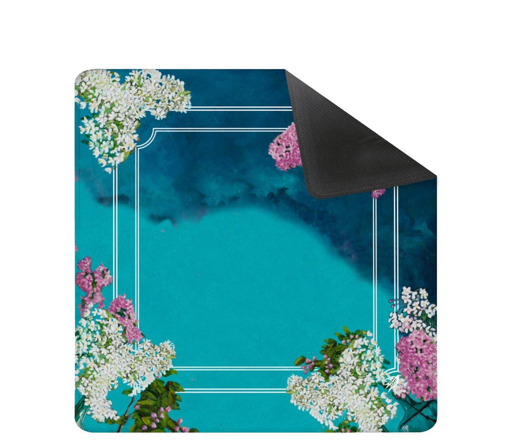 Serene Lilacs Mahjong Mat Straight 33 x 33 3mm