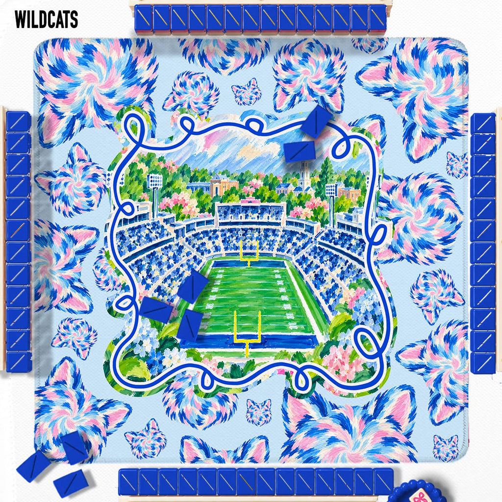 Mahjong Mat 31", Football, Grace Christian Rams Knoxville TN Tennessee