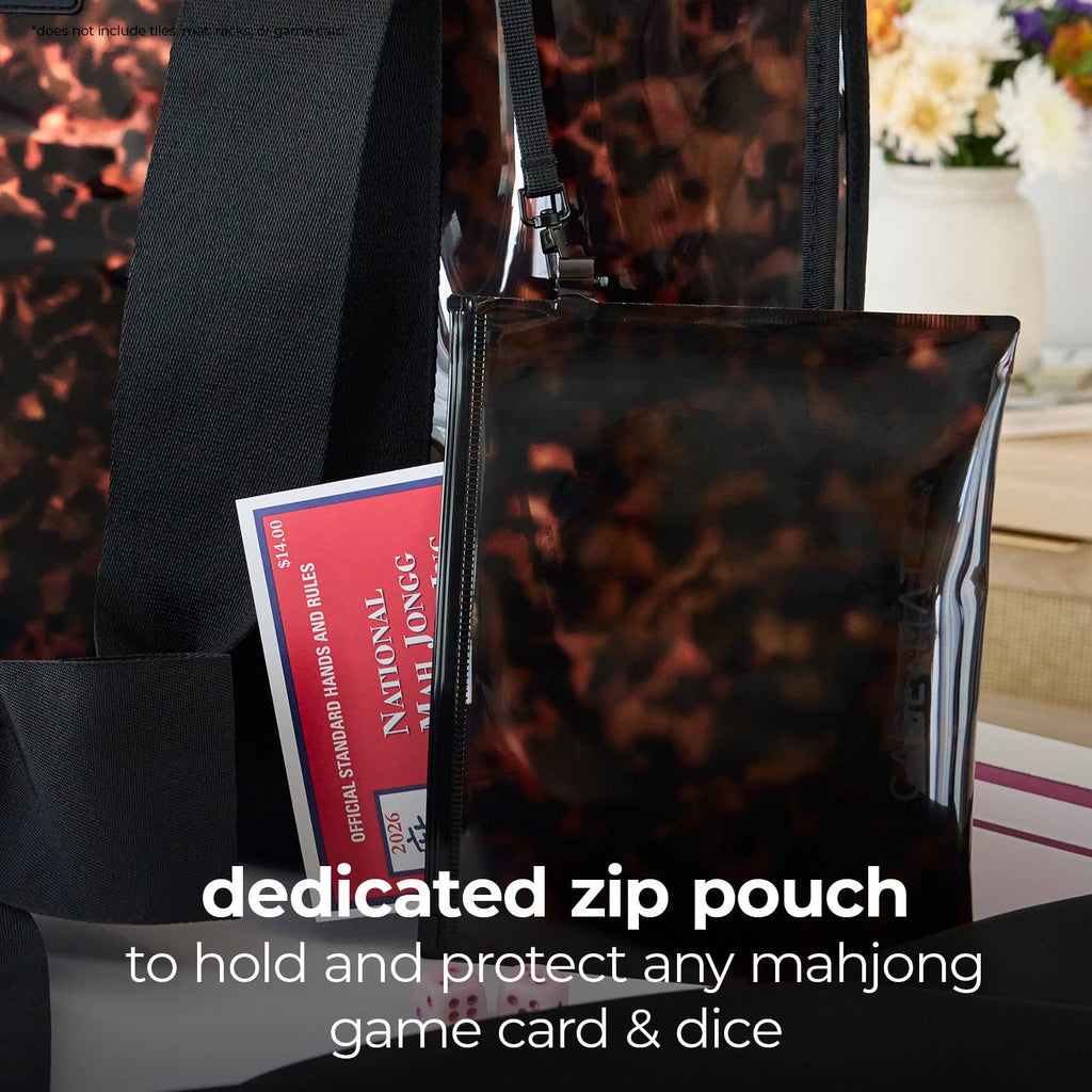 Case-Mate Mahjong Jelly Tote Set: Tortoiseshell Bow