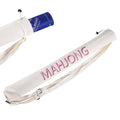 Mahjong Travel Bag – Large Capacity Crossbody Storage Tote: White
