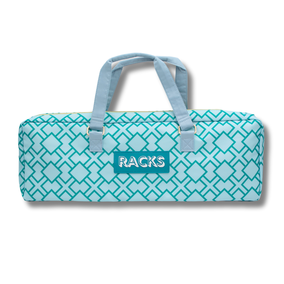 My Fair Mahjong Mahjong Rack Bag  |  Fits 20" Racks: Geometric- Green Rack Bag