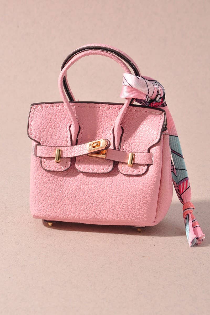 MINI BIRKIN PURSE KEYCHAIN  : Yellow