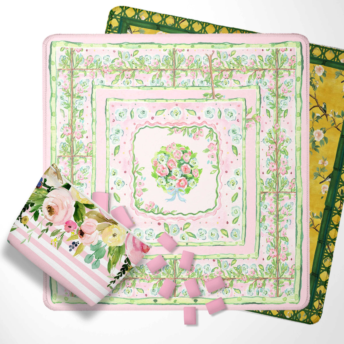 Mahjong Mat 31", Neoprene, Spring Collection: Lenora / Neoprene with bag