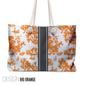 Mahjong Football Tote Bag, Tennessee : Big Orange / White