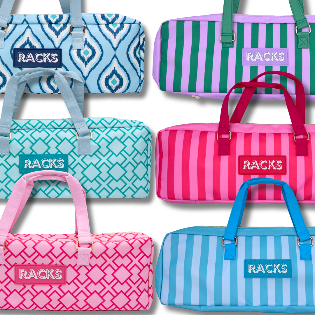 My Fair Mahjong Mahjong Rack Bag  |  Fits 20" Racks: Geometric- Green Rack Bag
