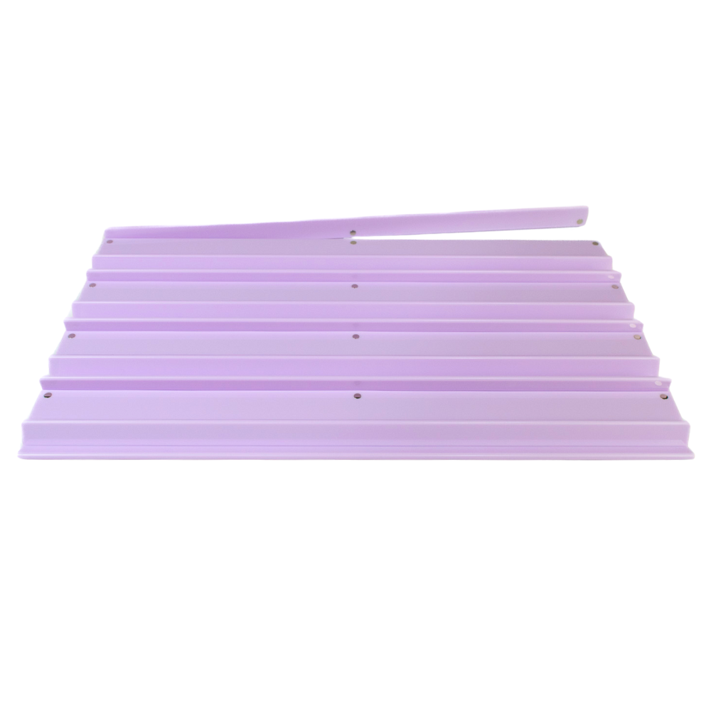 My Fair Mahjong MAHJONG RACKS | Premium Acrylic | 4 Racks + 4 Pushers: Solid Macaron Purple