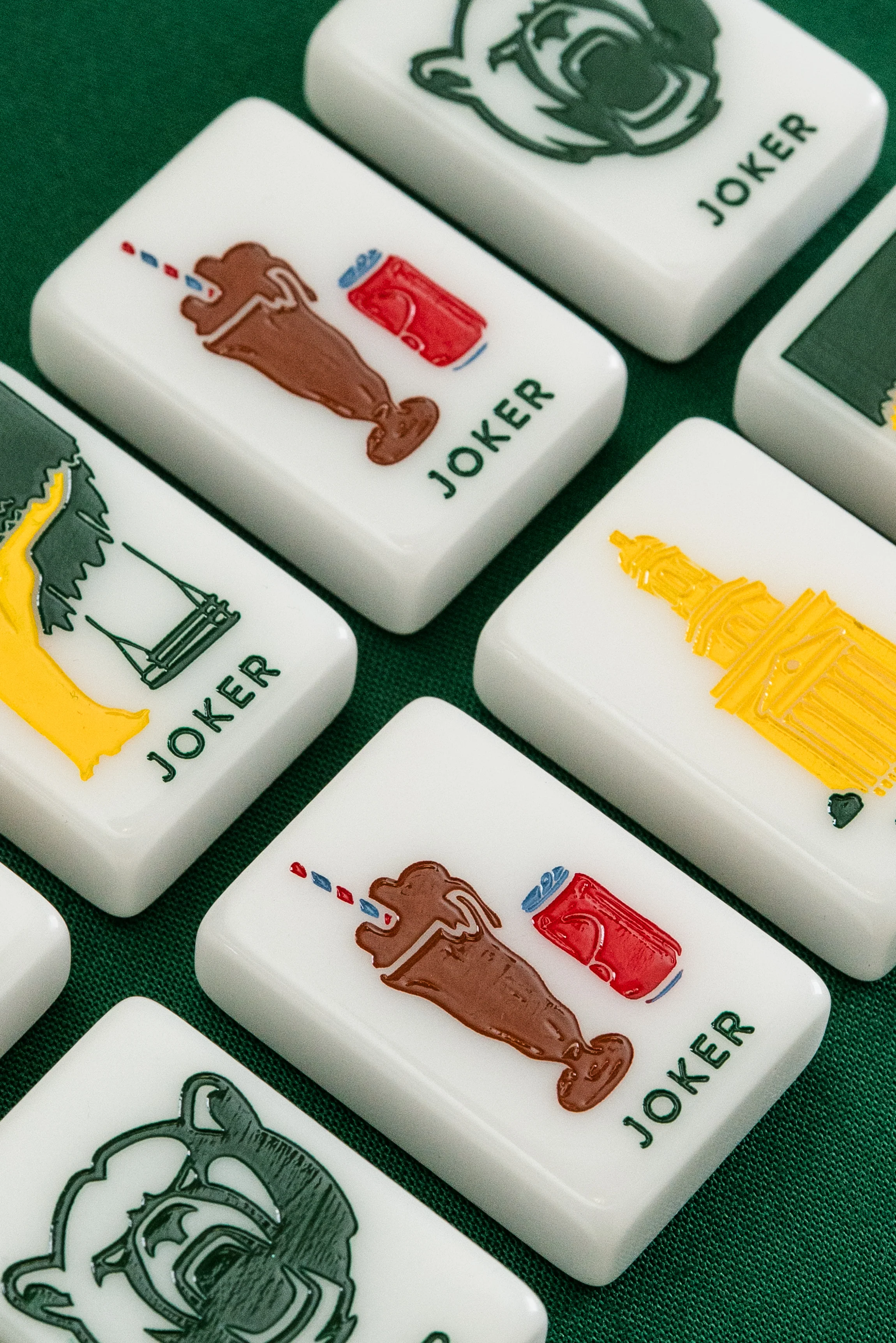 WEST WIND MAHJONG 
BAYLOR UNIVERSITY TILES - PRE ORDER