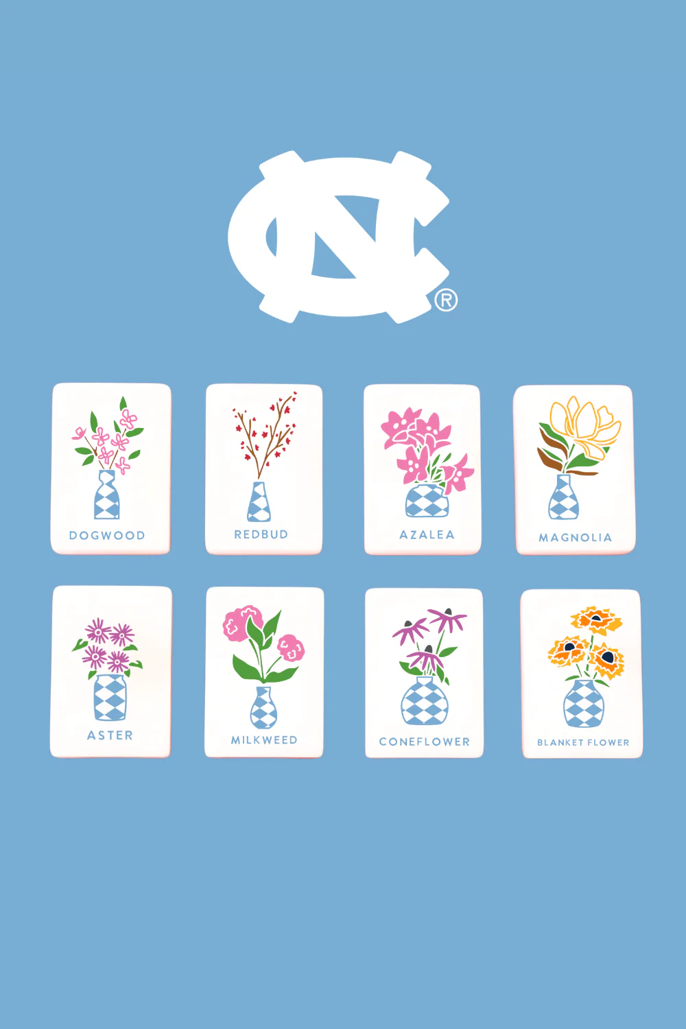 WEST WIND MAHJONG UNIVERSITY OF NORTH CAROLINA® MAHJONG TILES - PRE ORDER