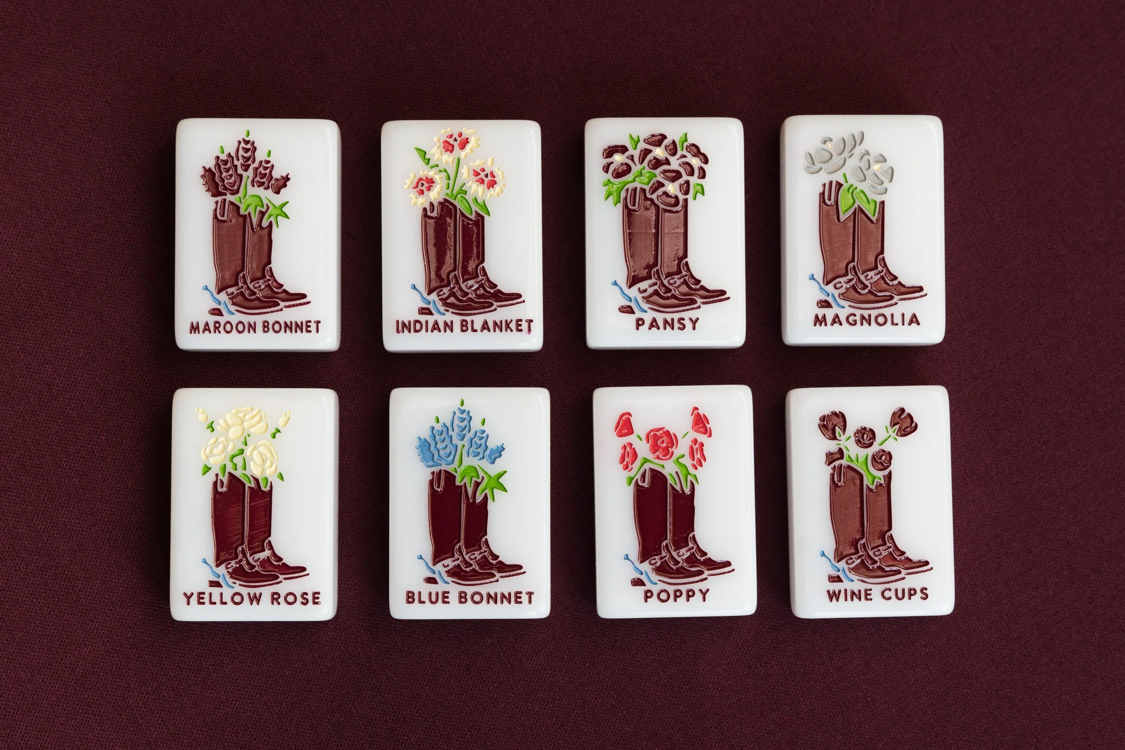 WEST WIND MAHJONG 
TEXAS A&M UNIVERSITY® TILES - PRE-ORDER