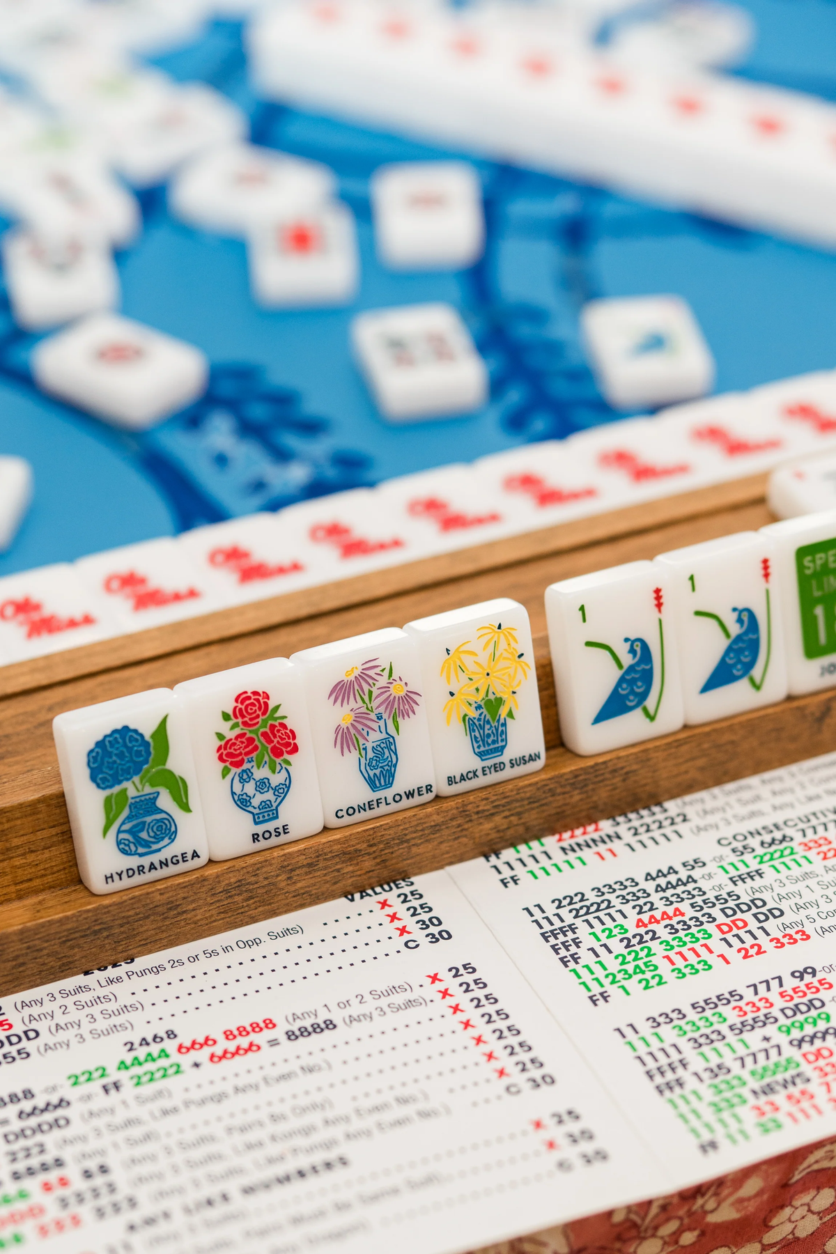 West Wind Mahjong Ole Miss Tiles