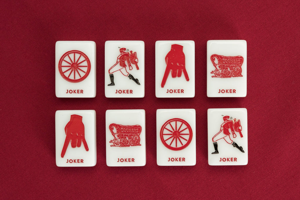WEST WIND MAHJONG 
OU® - UNIVERSITY OF OKLAHOMA® TILES - PRE ORDER