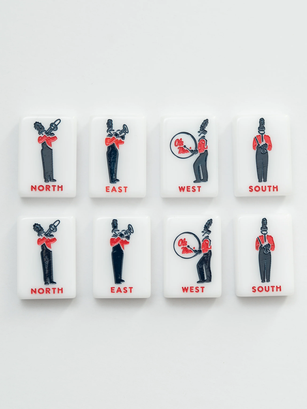 West Wind Mahjong Ole Miss Tiles