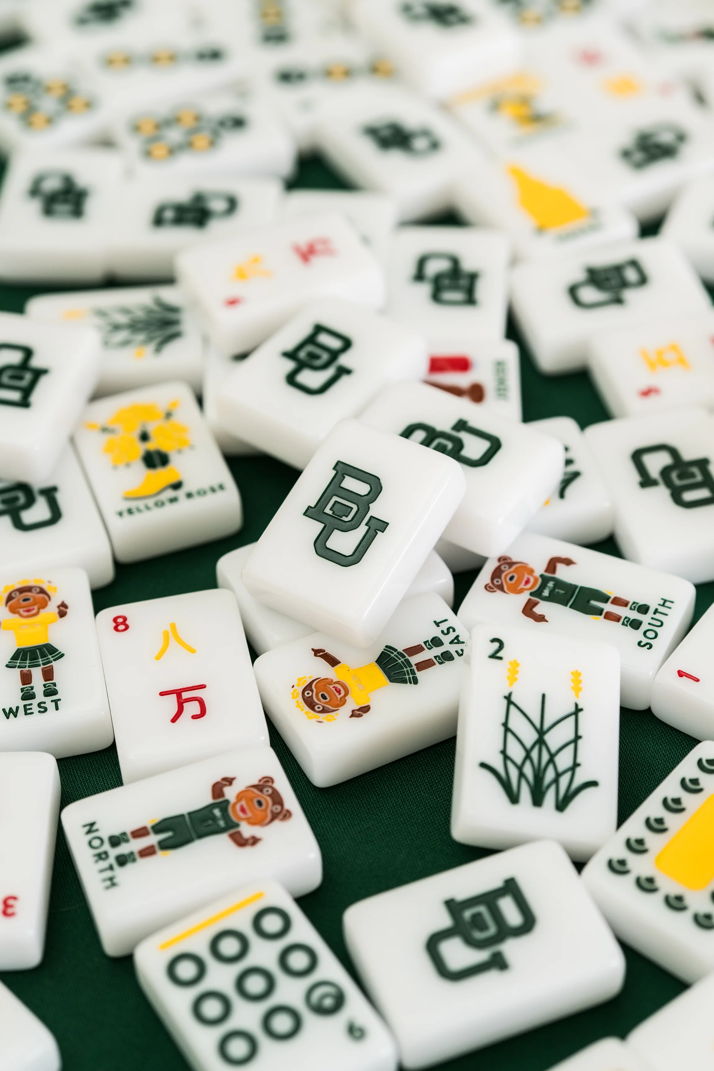 WEST WIND MAHJONG 
BAYLOR UNIVERSITY TILES - PRE ORDER