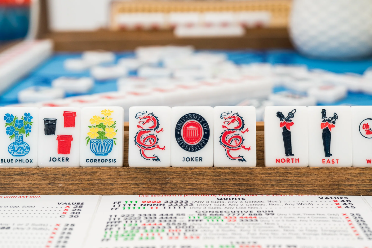 West Wind Mahjong Ole Miss Tiles