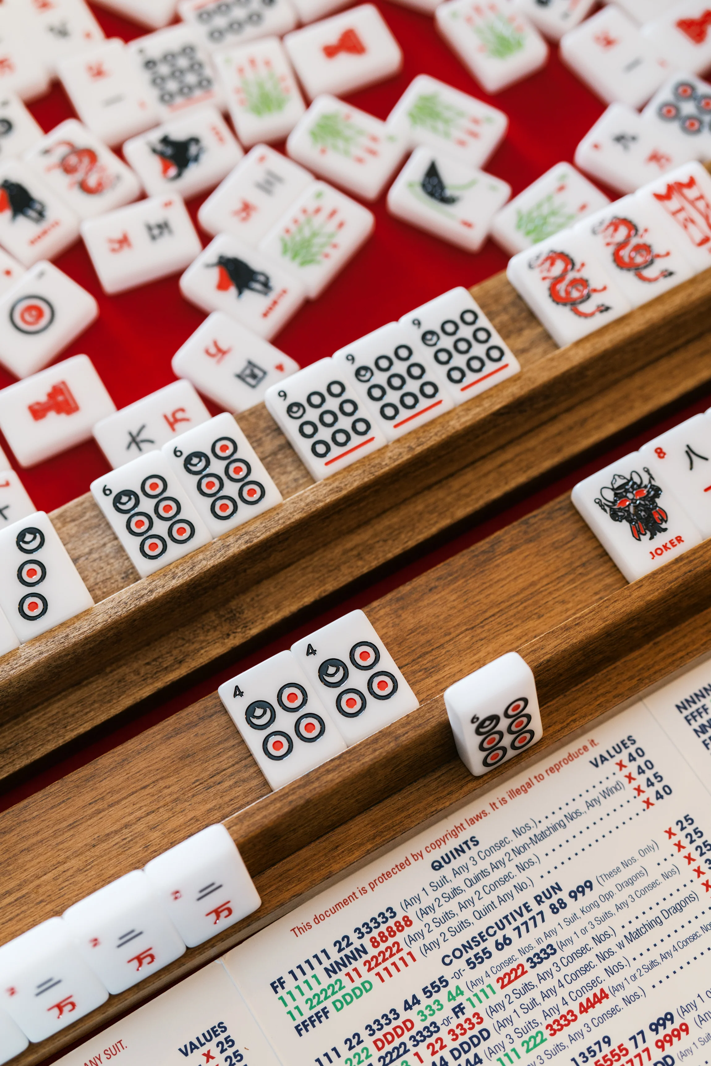 WEST WIND MAHJONG TEXAS TECH UNIVERSITY® TILES - PRE ORDER