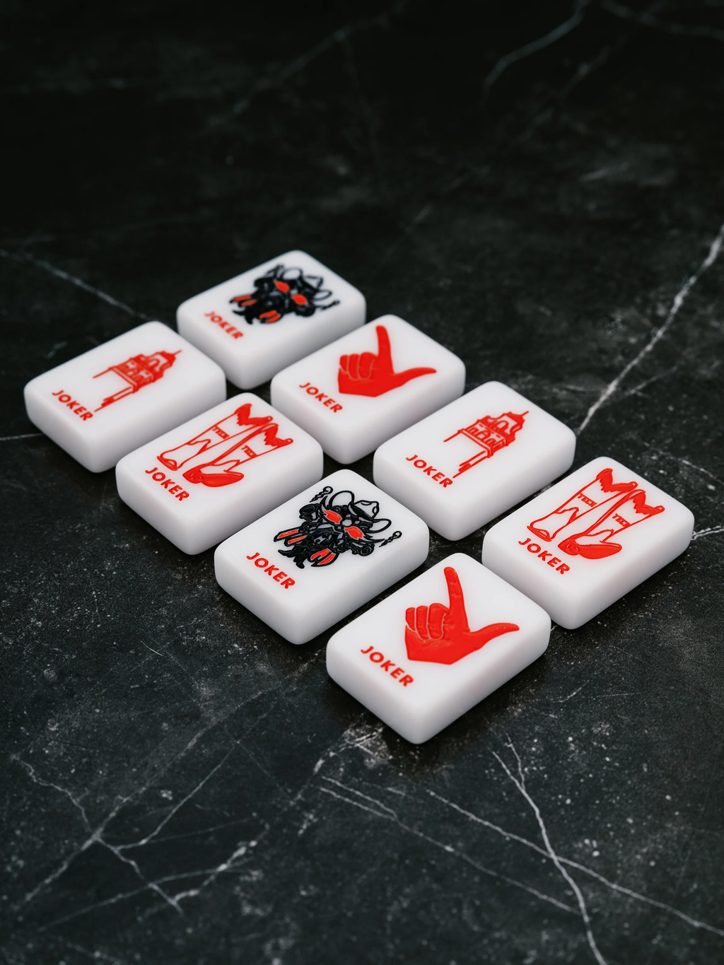 WEST WIND MAHJONG TEXAS TECH UNIVERSITY® TILES - PRE ORDER